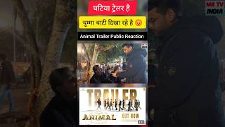 घटिया ट्रेलर है | चुम्मा चाटी दिखा रहे है 😡|Animal Trailer Public Reaction #animaltrailer #matvindia