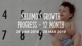 Shlomos growth progress - 12 month