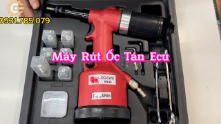 Máy Rút Ốc Tán/Đinh Tán Ogawa 9900(M3-M12) Hơi |Máy Tán Ecu Tự Động| Công Cụ Máy Móc