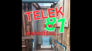 TELEK 81 w.c. átalakitás