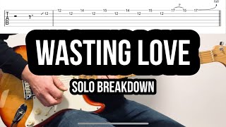 Iron Maiden 'Wasting Love' - Guitar Solo Breakdown (With TAB)