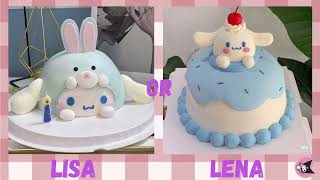 Lisa or Lena ||Cinnamoroll Edition|| #lisaandlena #sanrio #viral #cinnamoroll