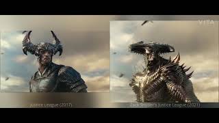 Justice League 2017 Vs ZACK SNYDER'S Justice League 2021 Amazons