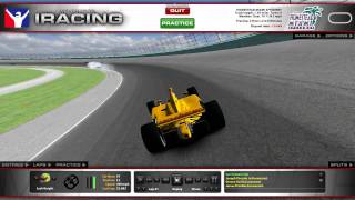 iRacing Indycar near miss at Homestead