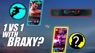 BRAXY?? | 1 VS 1 CHOU WITH A SUBSCRIBER | Ep.1 | MLBB