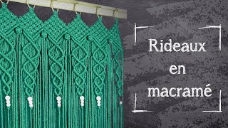 Tutoriel Macramé — Rideau en Macramé — Débutant/Intermédiaire