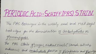 PAS (Periodic Acid Schiff) Stain