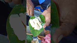 Pahado wali special patte wali ice cream #icecream #kulfi #milk #food #youtubeshorts #asmr #shorts