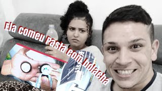 Pasta na Bolacha e Ela comeu 🤣