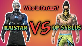 RAISTAR VS OP SYBLUS || FREE FIRE.