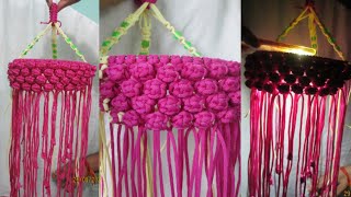 Macrame Jhumar new pattern without beads//बिना मोती के मैक्रम झुमर