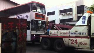 SBS9350G entering the scrapyard (Volvo Olympian 3-Axie (Batch 1))