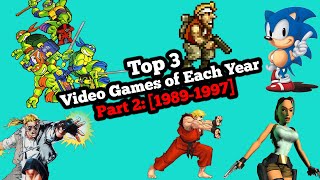 Top 3 Video Games of Each Year: Part 2 (1989-1997)