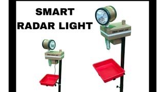 Solar Smart Radar light with trapper