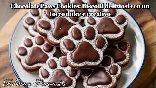 Chocolate Paws Cookies: Biscotti deliziosi con un tocco dolce e creativo🍪🍩