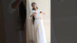 Drapped the saree myself 😮‍💨#trending #asakooda #foryou #tamilsong #viralshorts #explore #fyp#dance