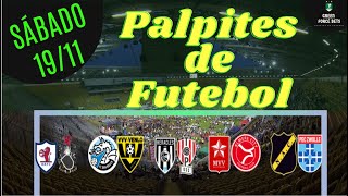 PALPITES DE APOSTAS DE FUTEBOL PARA O DIA 19/11/2022 (SÁBADO)!!! CONFIRA AGORA MESMO!