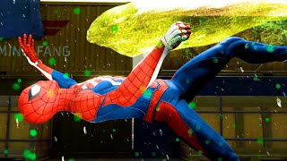 Realistic dodging Max FOV combat gameplay - Spider-Man Remastered PC