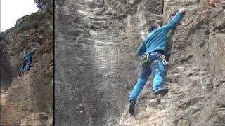 Özgür Afrika VII+, 6b+ Tırmanıcı: Nazmi Öztürk  İZMİR KAYNAKLAR KAYA TIRMANIŞI   ROCK CLİMBİNG