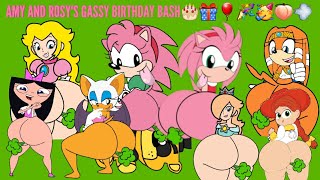 AMY AND ROSY'S GASSY BIRTHDAY BASH🎂🎁🎈🎉🥳🍑💨@AmyRose157 @rosy1573