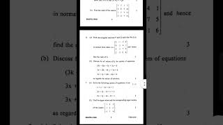 BA/B.Sc (general)1st semester question paper of Mathematics Paper -||| 2022#viral