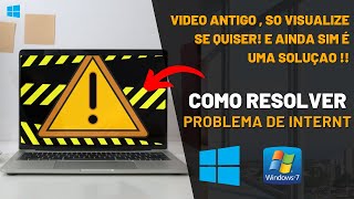 sem acesso a internet, como resolver. (windows 7) audio ruim