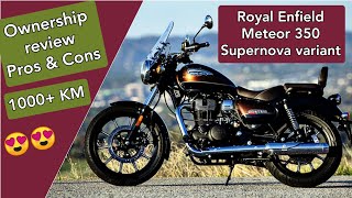 OWNERSHIP REVIEW OF ROYAL ENFIELD METEOR 350 SUPERNOVA 😍😍 | KARAN VERMA