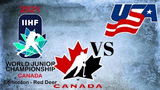 Canada vs USA GOLD MEDAL FULL GAME | 2021 WJC