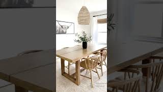 mesa de madeira na decoração você gosta? #decoração #1k #videos #shots #shortsviral #madeira