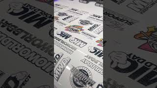 Proses print sticker kisscut RDS tinta UV #ronitadigitalprinting #kisscut #label