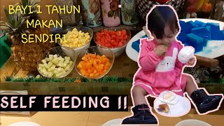 HEBAT!! BAYI PANDAI MAKAN SENDIRI || SELF FEEDING FOR BABY