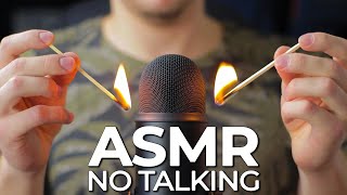 ASMR Lighting Playing With Matches & Matchbox 🔥 (No Talking)