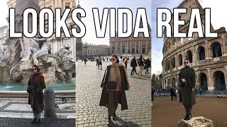 Looks da vida real #18 | Looks que usei em Roma |  Mala compacta