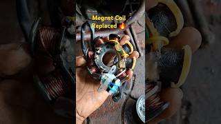 Honda Scooter Megnet coil Replaced #automobile #repair #subscribe #Share