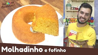 BOLO DE FUBÁ COM LARANJA SIMPLES DE FAZER | Receita prática de bolo