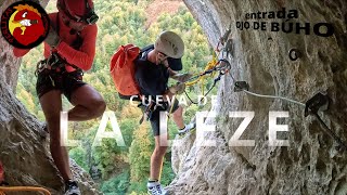 CUEVA DE LA LEZE entrando por el OJO DE BÚHO octubre 2022