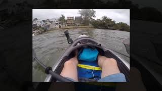 Kayak Fishing on River