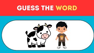 Can You Guess the Word from These Emojis? 🤔 | Ultimate Emoji Quiz Challenge!