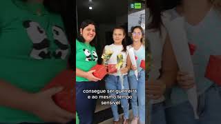 SALGADO EM FOCO: Prefeito Dr. Joni entrega rosas vermelhas e brindes em homenagem ao dia da Mulher