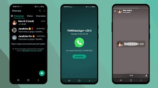 ☄️SAIU! NOVO WHATSAPP LITE AMOLED COM REAÇÕES ATUALIZADO COM EMOJIS IOS 2022 - YMWHATSAPP V28