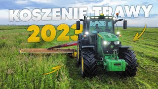 USŁUGOWE KOSZENIE TRAWY 2023! na GPS'e ☆ GR Hładki ☆ John Deere 6175R & Pöttinger NOVACAT 402 ☆ AW ™