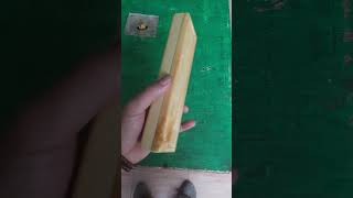 Tempat pensil kayu ukir , wooden pencil case #shorts