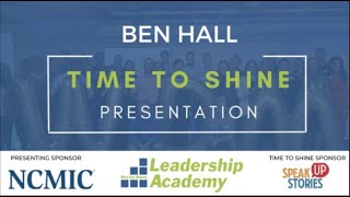 WDMLA Time to Shine- Ben Hall