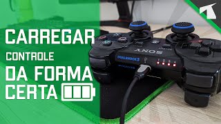 A MELHOR FORMA de CARREGAR CONTROLE DE VIDEOGAME - PS3 PS4 PS5 NS XBOX ONE SERIES X S