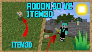 ADDON MCPE KEREN 3D ITEMS UPDATE V2 BURUAN DOWNLOAD LINGK ADA DIBAWAH || WORK 1.16+