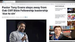 Pastor Tony Evans Needs To Come Clean About Stepping Down:Christian Answers With PastorJeffShort#517