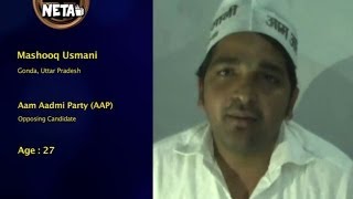 Mashooq Usmani, AAP || Gonda, Uttar Pradesh