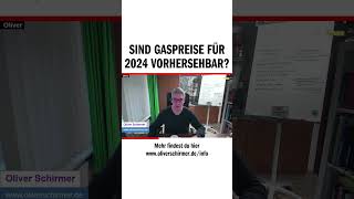 Sind Gaspreise für 2024 vorhersehbar?