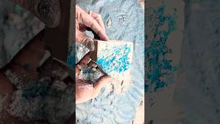 baby blue pigment series fresh gym chalk #gymchalkasmr #asmr #satisfying