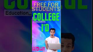 Free for students🤑#studentmotivation #college #idea #ytshorts #viral #youtube #free #producer #2023